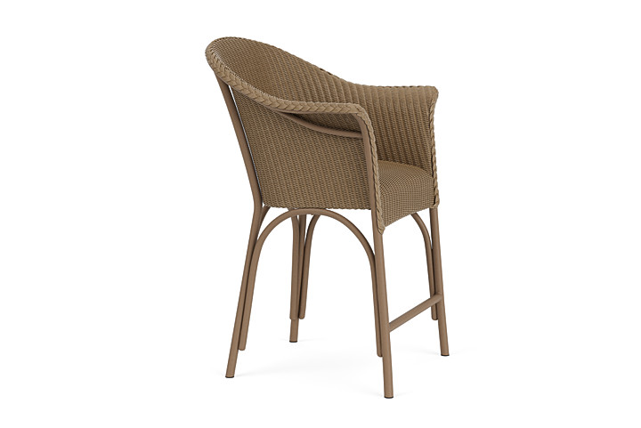 Lloyd Flanders™ All Seasons Balcony Stool with Padded Seat - Fawn