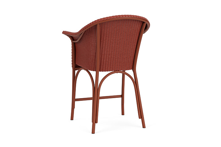 Lloyd Flanders™ All Seasons Balcony Stool with Padded Seat - Terracotta