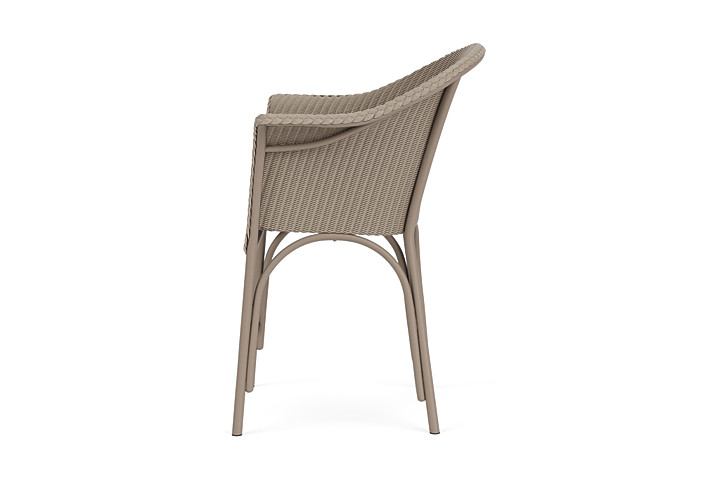 Lloyd Flanders™ All Seasons Balcony Stool with Padded Seat - French Beige