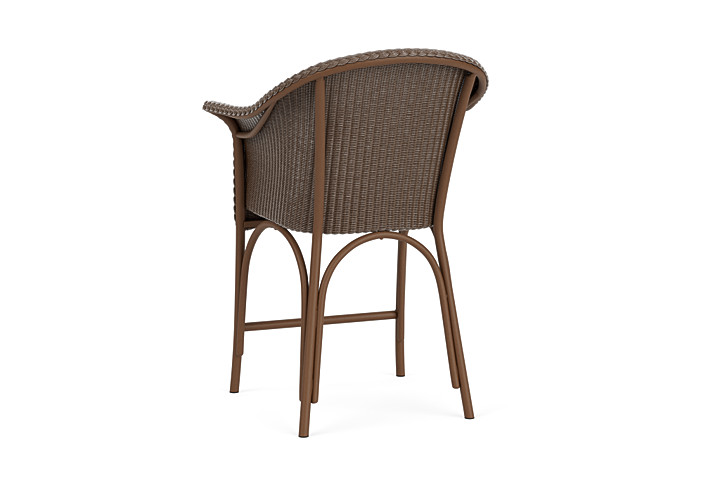 Lloyd Flanders™ All Seasons Balcony Stool with Padded Seat - Bark