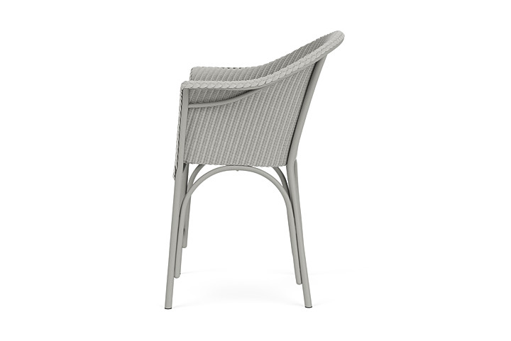 Lloyd Flanders™ All Seasons Balcony Stool with Padded Seat - Platinum