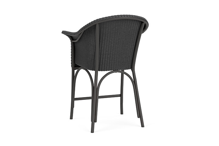 Lloyd Flanders™ All Seasons Balcony Stool with Padded Seat - Charcoal