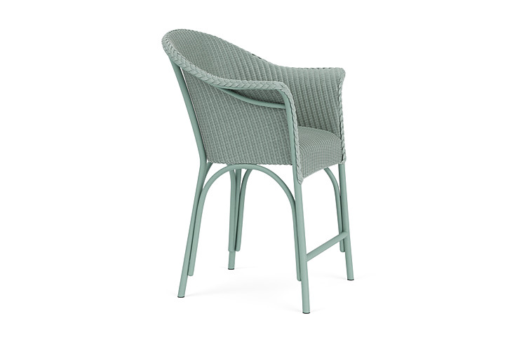 Lloyd Flanders™ All Seasons Balcony Stool with Padded Seat - Sea Glass