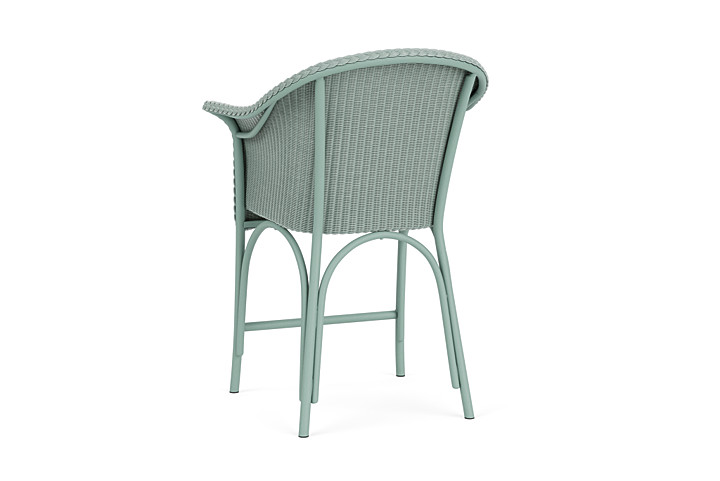 Lloyd Flanders™ All Seasons Balcony Stool with Padded Seat - Sea Glass