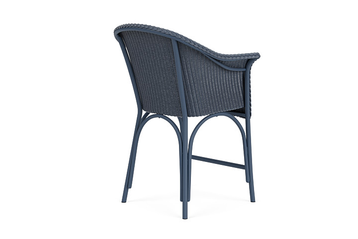 Lloyd Flanders™ All Seasons Balcony Stool with Padded Seat - Denim Blue