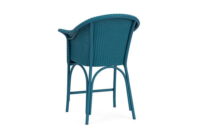 Lloyd Flanders™ All Seasons Balcony Stool with Padded Seat - Peacock