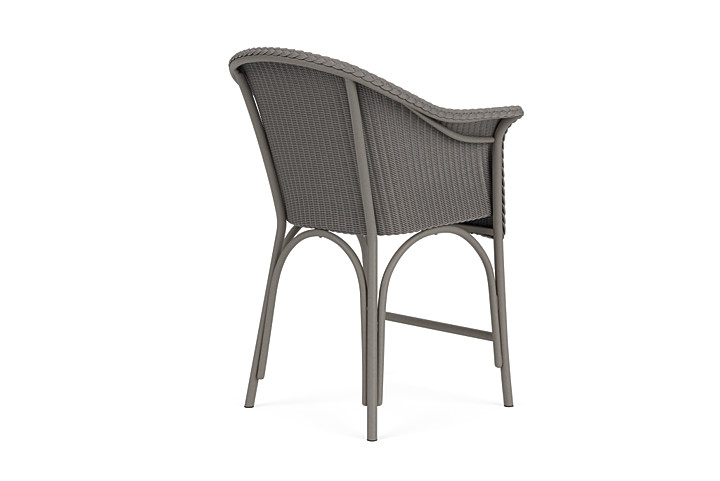 Lloyd Flanders™ All Seasons Balcony Stool with Padded Seat - Pewter