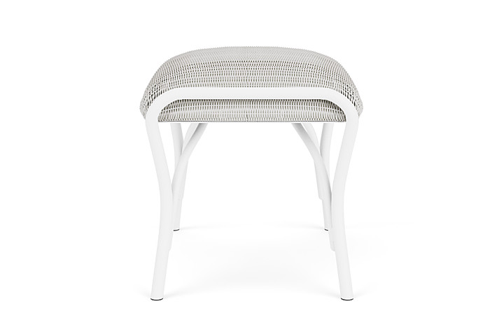 Lloyd Flanders™ All Seasons Ottoman with Padded Seat - Matte White