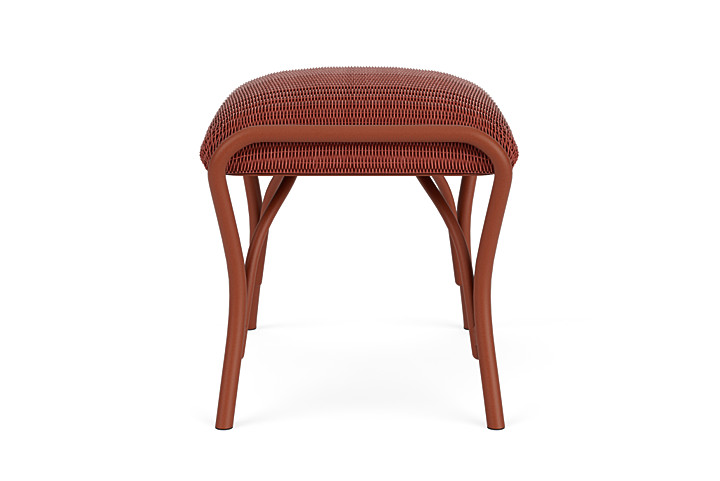 Lloyd Flanders™ All Seasons Ottoman with Padded Seat - Terracotta