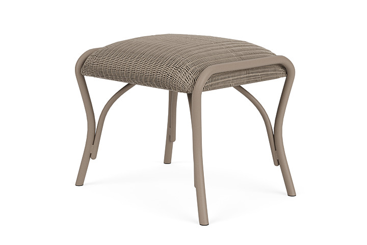 Lloyd Flanders™ All Seasons Ottoman with Padded Seat - French Beige