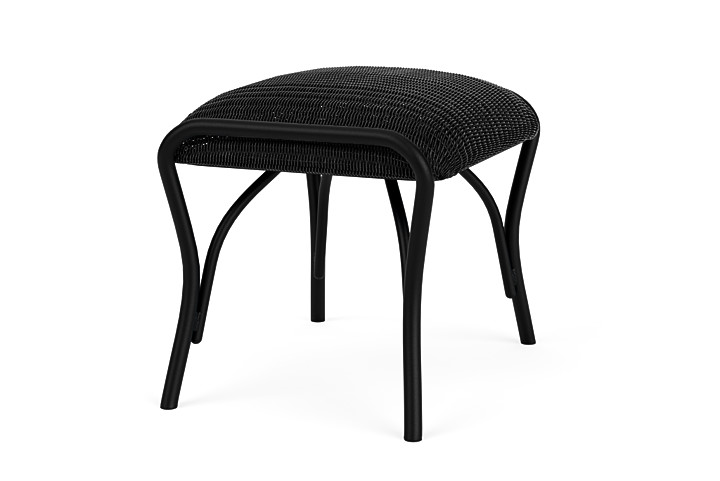 Lloyd Flanders™ All Seasons Ottoman with Padded Seat - Ebony