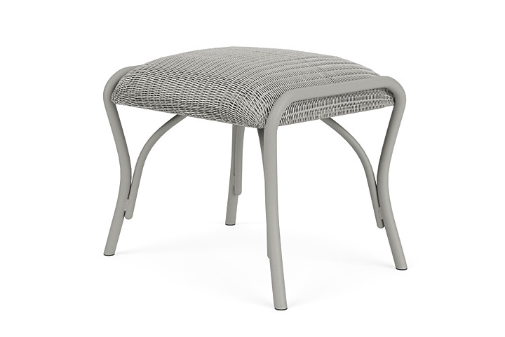 Lloyd Flanders™ All Seasons Ottoman with Padded Seat - Platinum