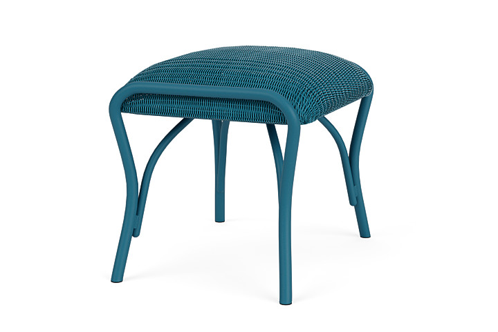 Lloyd Flanders™ All Seasons Ottoman with Padded Seat - Peacock