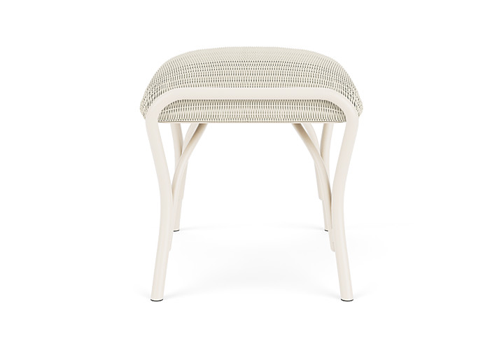 Lloyd Flanders™ All Seasons Ottoman with Padded Seat - Ivory