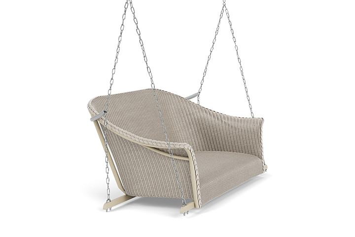 Lloyd Flanders™ All Seasons Settee Swing with Padded Seat - Linen