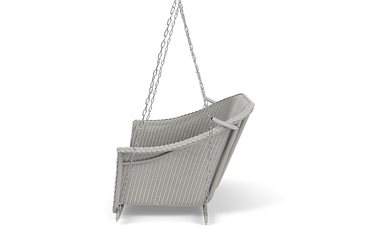 Lloyd Flanders™ All Seasons Settee Swing with Padded Seat - Platinum