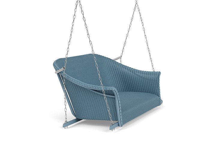 Lloyd Flanders™ All Seasons Settee Swing with Padded Seat - Stillwater