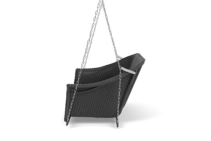 Lloyd Flanders™ All Seasons Settee Swing with Padded Seat - Charcoal