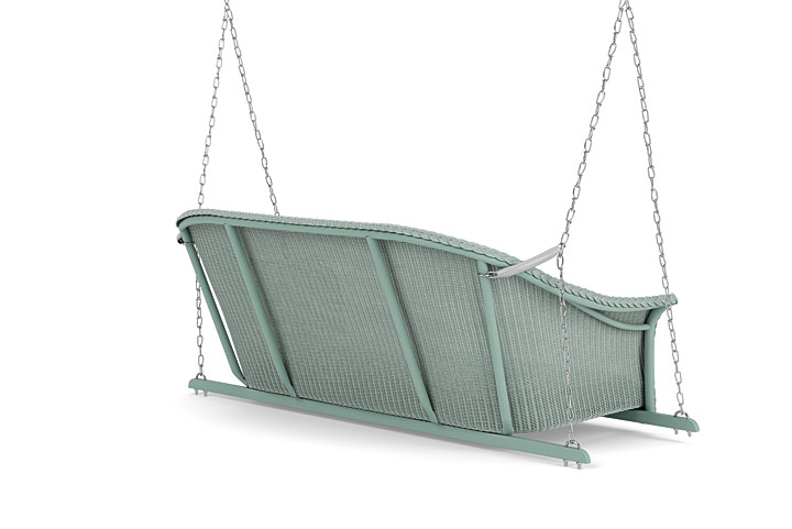 Lloyd Flanders™ All Seasons Settee Swing with Padded Seat - Sea Glass