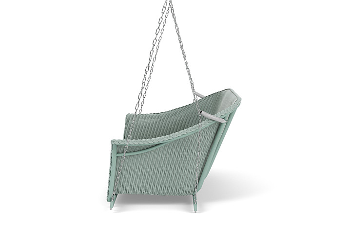 Lloyd Flanders™ All Seasons Settee Swing with Padded Seat - Sea Glass