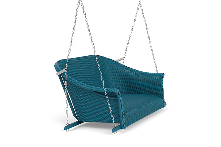 Lloyd Flanders™ All Seasons Settee Swing with Padded Seat - Peacock