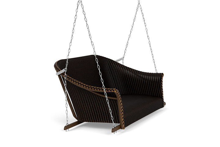 Lloyd Flanders™ All Seasons Settee Swing with Padded Seat - Mink