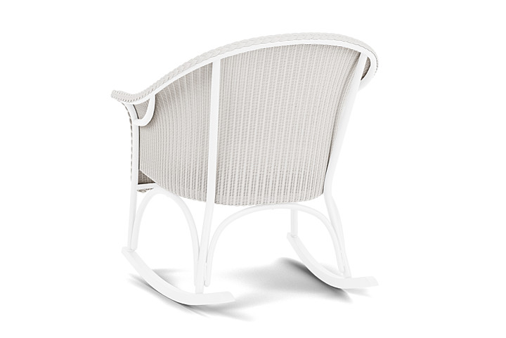 Lloyd Flanders™ All Seasons Lounge Rocker with Padded Seat - White