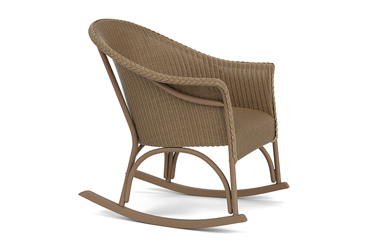 Lloyd Flanders™ All Seasons Lounge Rocker with Padded Seat - Fawn