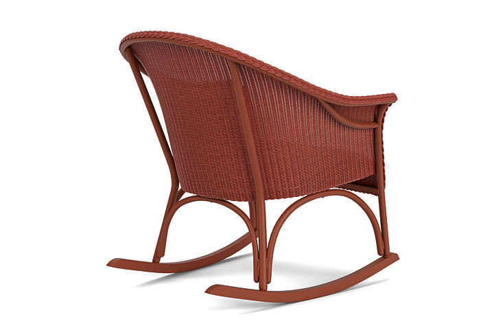 Lloyd Flanders™ All Seasons Lounge Rocker with Padded Seat - Terracotta