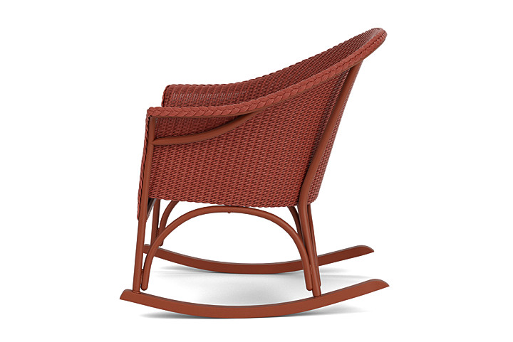 Lloyd Flanders™ All Seasons Lounge Rocker with Padded Seat - Terracotta