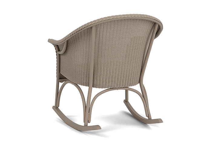 Lloyd Flanders™ All Seasons Lounge Rocker with Padded Seat - French Beige