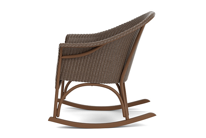 Lloyd Flanders™ All Seasons Lounge Rocker with Padded Seat - Bark