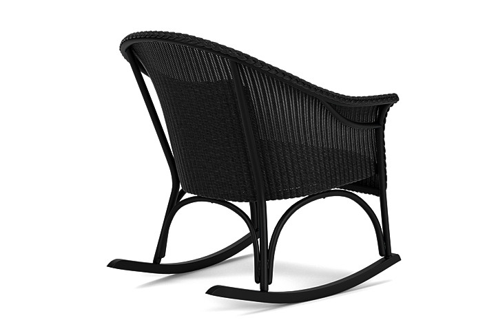 Lloyd Flanders™ All Seasons Lounge Rocker with Padded Seat - Ebony