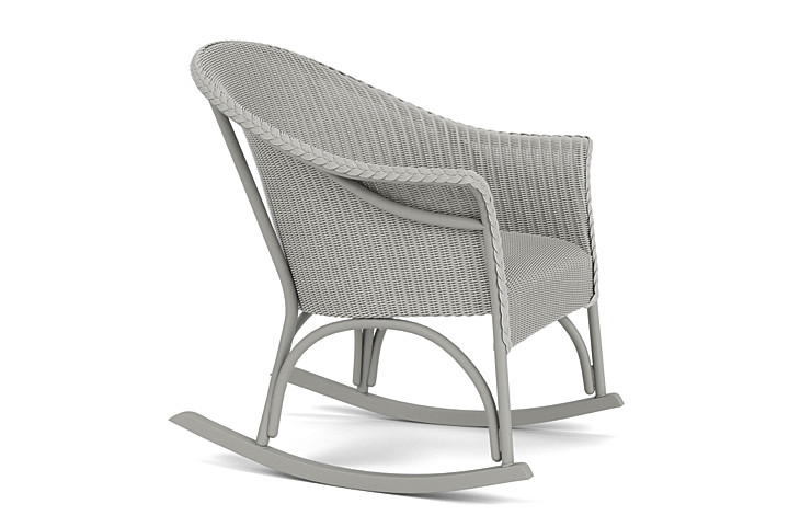 Lloyd Flanders™ All Seasons Lounge Rocker with Padded Seat - Platinum