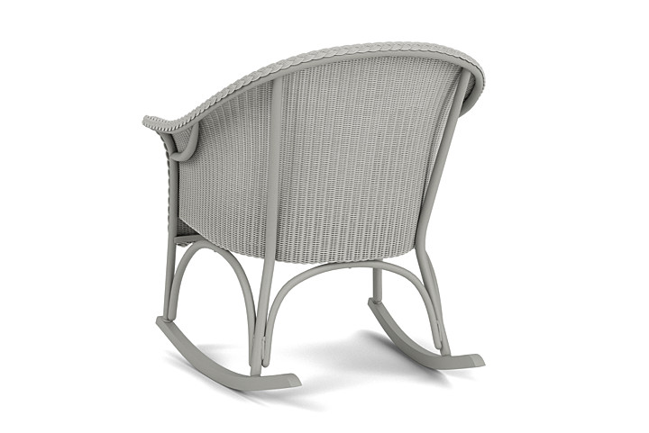 Lloyd Flanders™ All Seasons Lounge Rocker with Padded Seat - Platinum