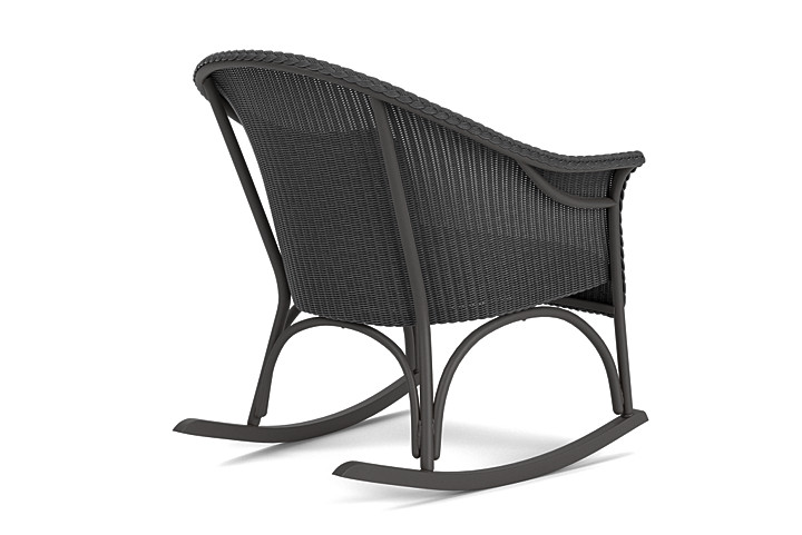 Lloyd Flanders™ All Seasons Lounge Rocker with Padded Seat - Charcoal