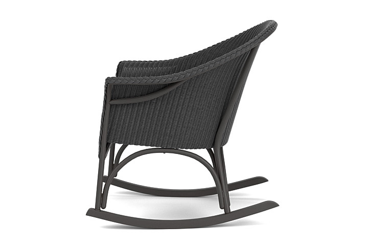 Lloyd Flanders™ All Seasons Lounge Rocker with Padded Seat - Charcoal