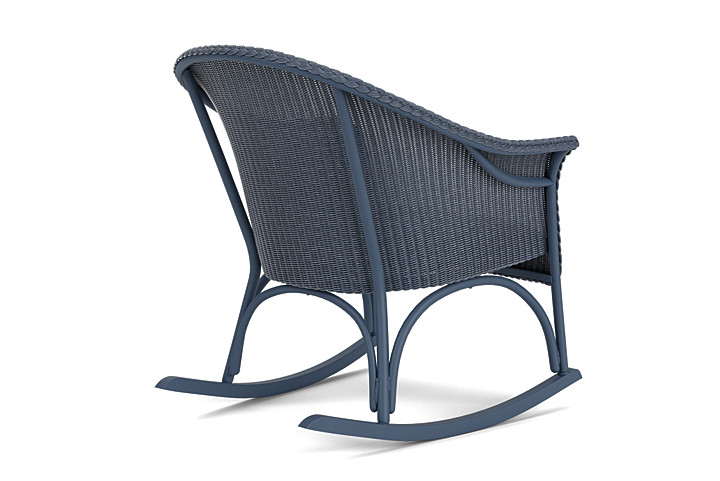 Lloyd Flanders™ All Seasons Lounge Rocker with Padded Seat - Denim Blue