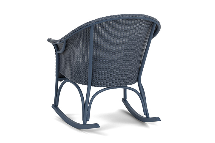 Lloyd Flanders™ All Seasons Lounge Rocker with Padded Seat - Denim Blue