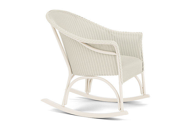 Lloyd Flanders™ All Seasons Lounge Rocker with Padded Seat - Ivory