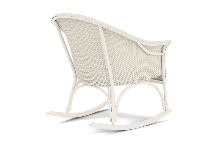 Lloyd Flanders™ All Seasons Lounge Rocker with Padded Seat - Ivory