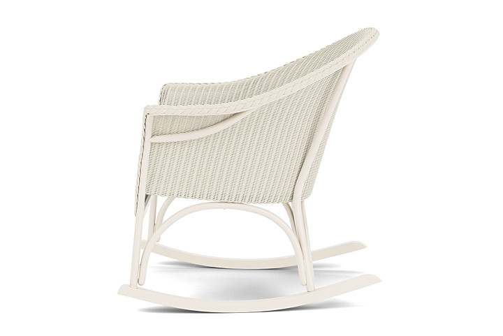 Lloyd Flanders™ All Seasons Lounge Rocker with Padded Seat - Ivory