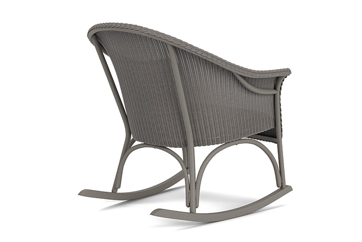 Lloyd Flanders™ All Seasons Lounge Rocker with Padded Seat - Pewter