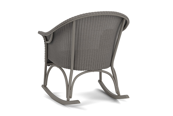 Lloyd Flanders™ All Seasons Lounge Rocker with Padded Seat - Pewter