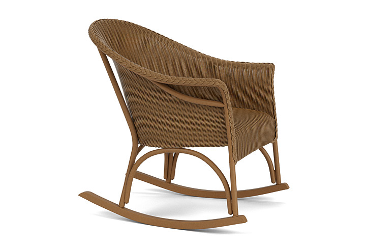 Lloyd Flanders™ All Seasons Lounge Rocker with Padded Seat - Hickory