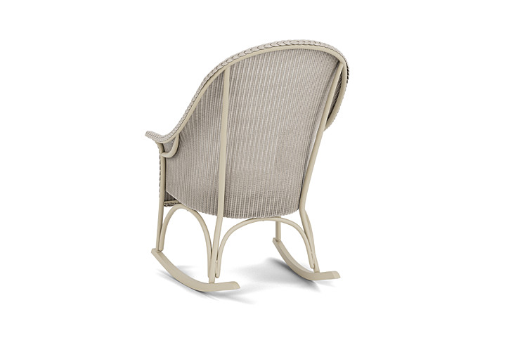 Lloyd Flanders™ All Seasons High Back Porch Rocker with Padded Seat - Linen