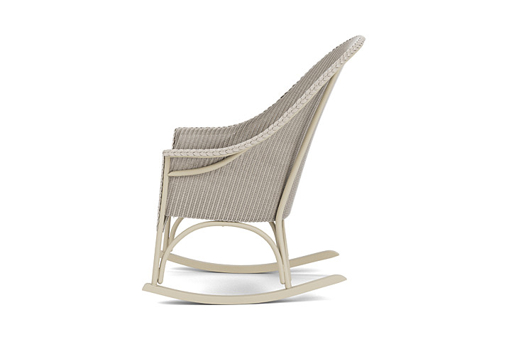 Lloyd Flanders™ All Seasons High Back Porch Rocker with Padded Seat - Linen