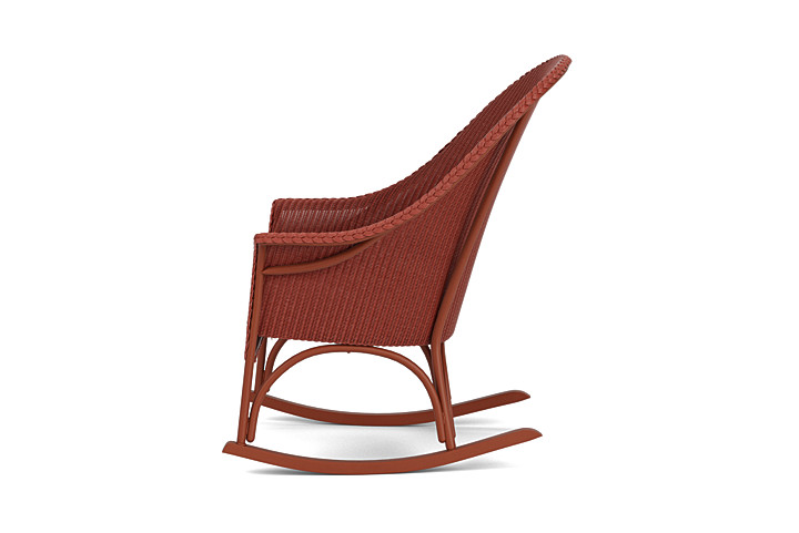 Lloyd Flanders™ All Seasons High Back Porch Rocker with Padded Seat - Terracotta