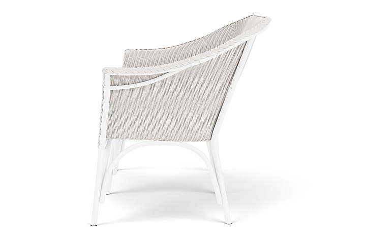 Lloyd Flanders™ All Seasons Settee with Padded Seat - White