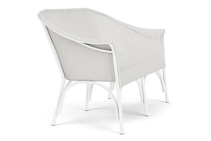 Lloyd Flanders™ All Seasons Settee with Padded Seat - Matte White